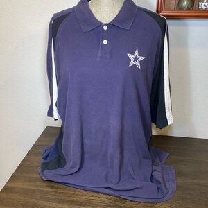 Early 2000s Y2K Dallas Cowboys Reebok Polo